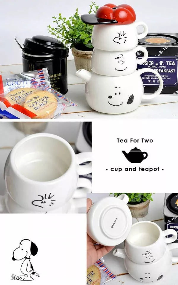 SNOOPY Mug Set - Tea for Two