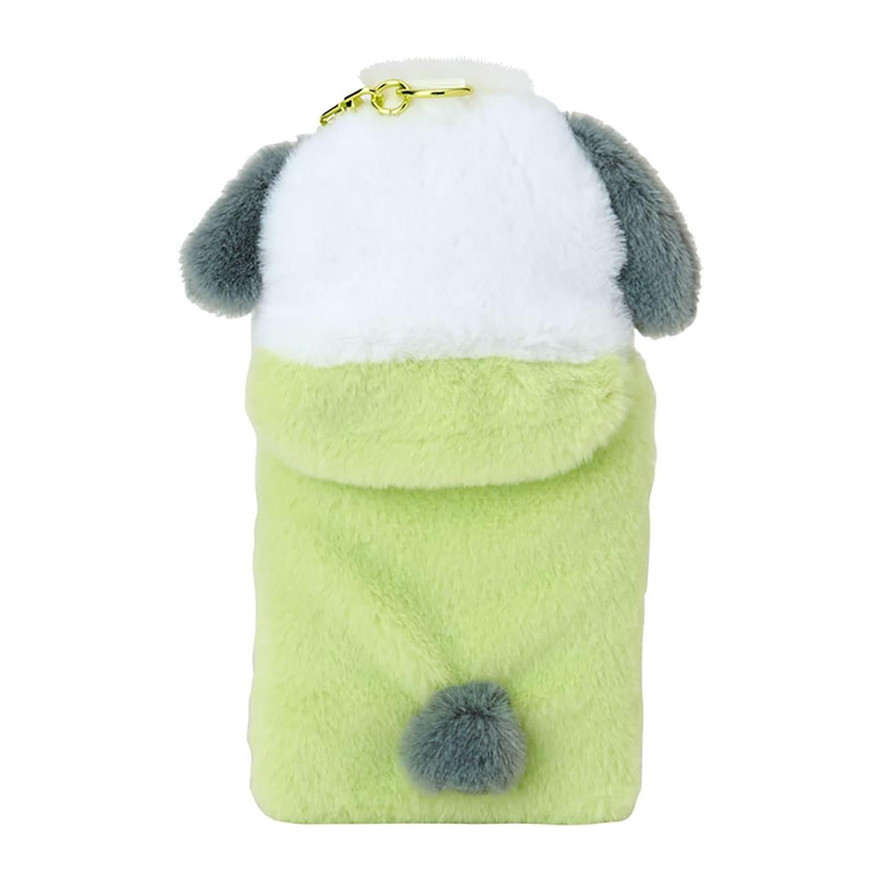 SANRIO Fluffy Fabric Trading Card Holder - pochacoo