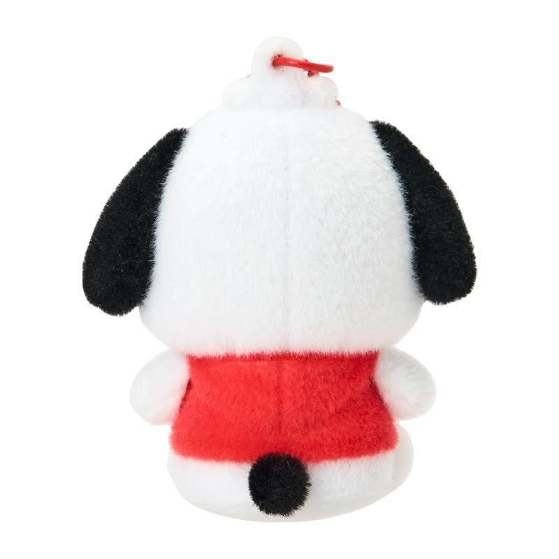 Sanrio JP Original Flocked Figure Mascot Keychain - Pochacco