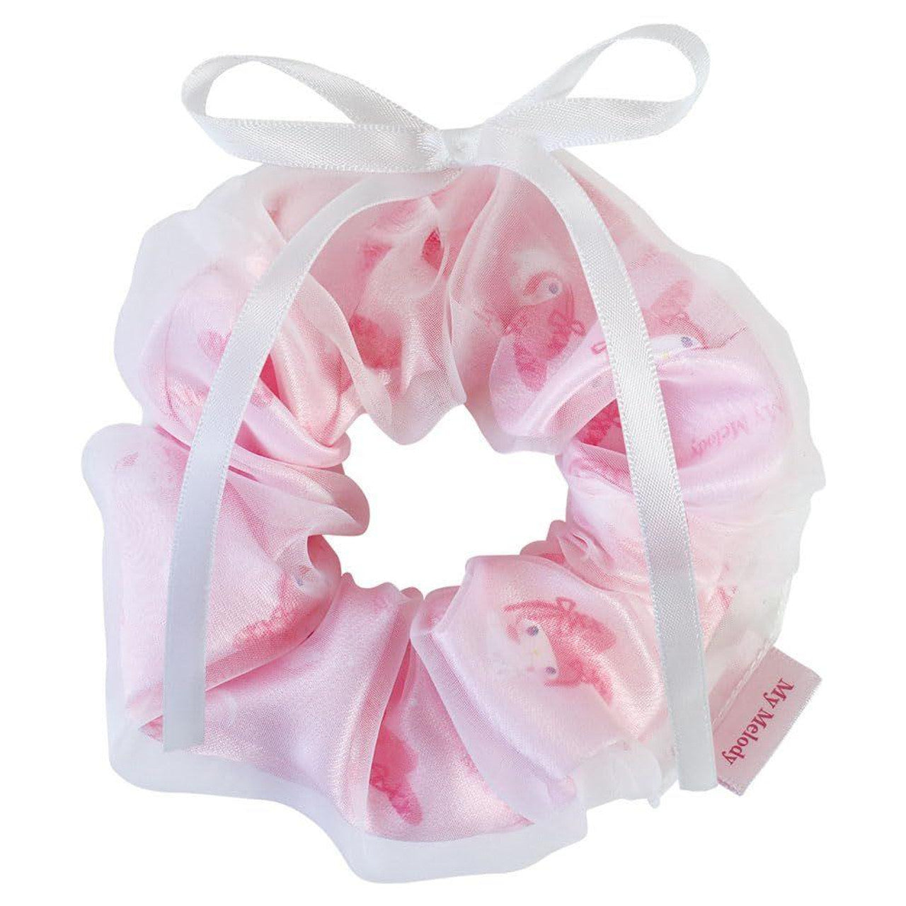 Sanrio My Melody Ribbon Layered Ribbon Scrunchie Ballet Core
