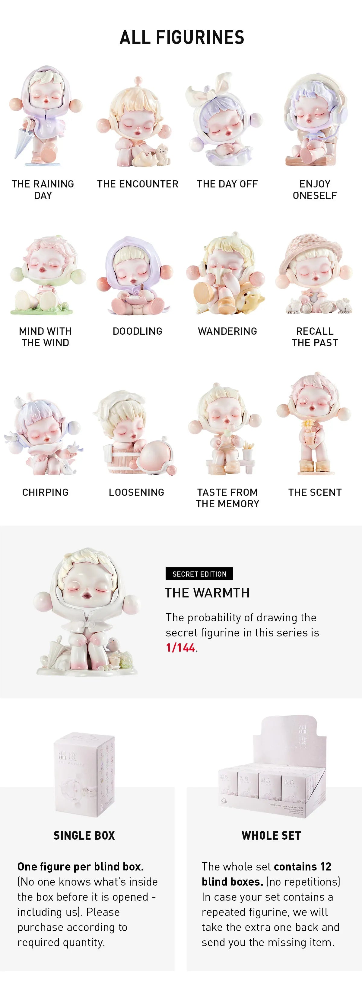 POPMART SKULLPANDA The Warmth Series