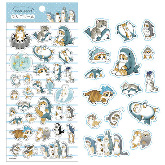 Mofusand clear sticker 1
