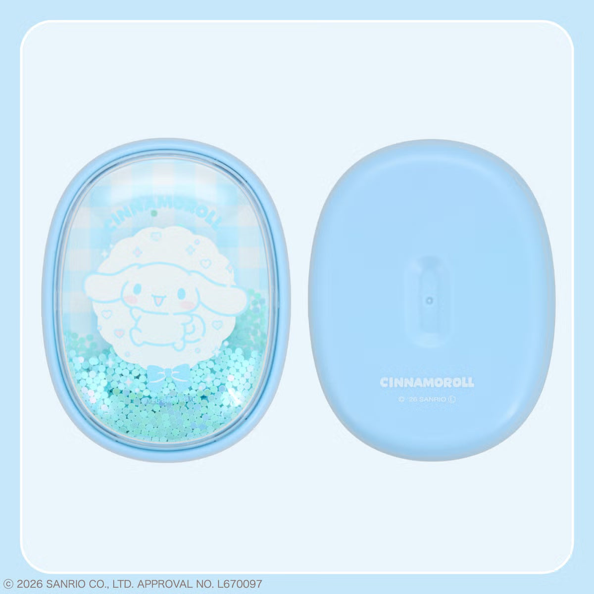 Sanrio Glitter Hairbrush <Cinnamoroll>