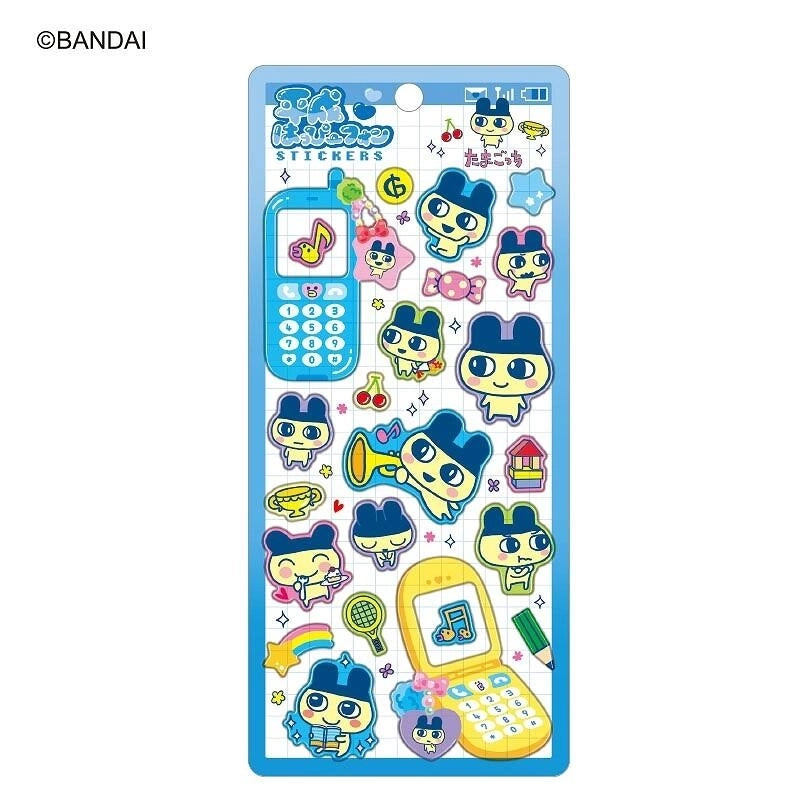 Tamagotchi Heisei Happy Phone Sticker - Mametchi 137349