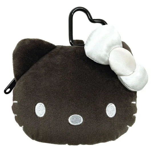 Sanrio HK Plush Zipper with Carabiner MC KT Monochrome