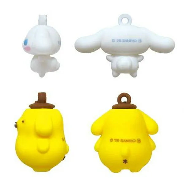 Sanrio JP Characters PVC Pair Keychain Cinnamoroll & Pompompurin