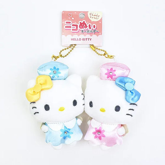 SANRIO JP Hello Kitty x Mimmy Nico Plush Keychain (Nurse)