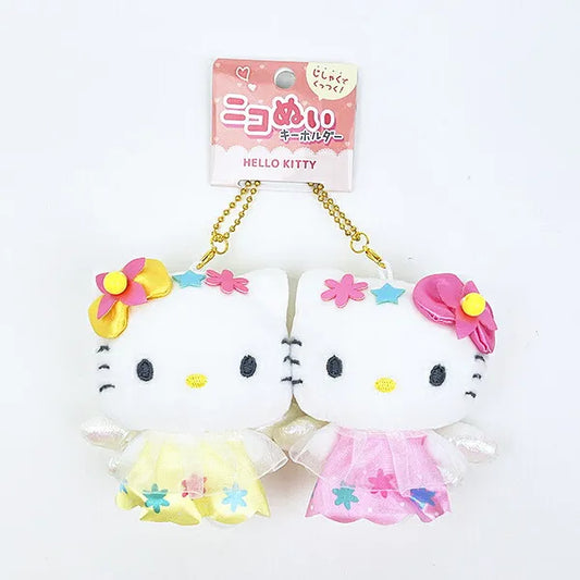 SANRIO JP Hello Kitty x Mimmy Nico Plush Keychain