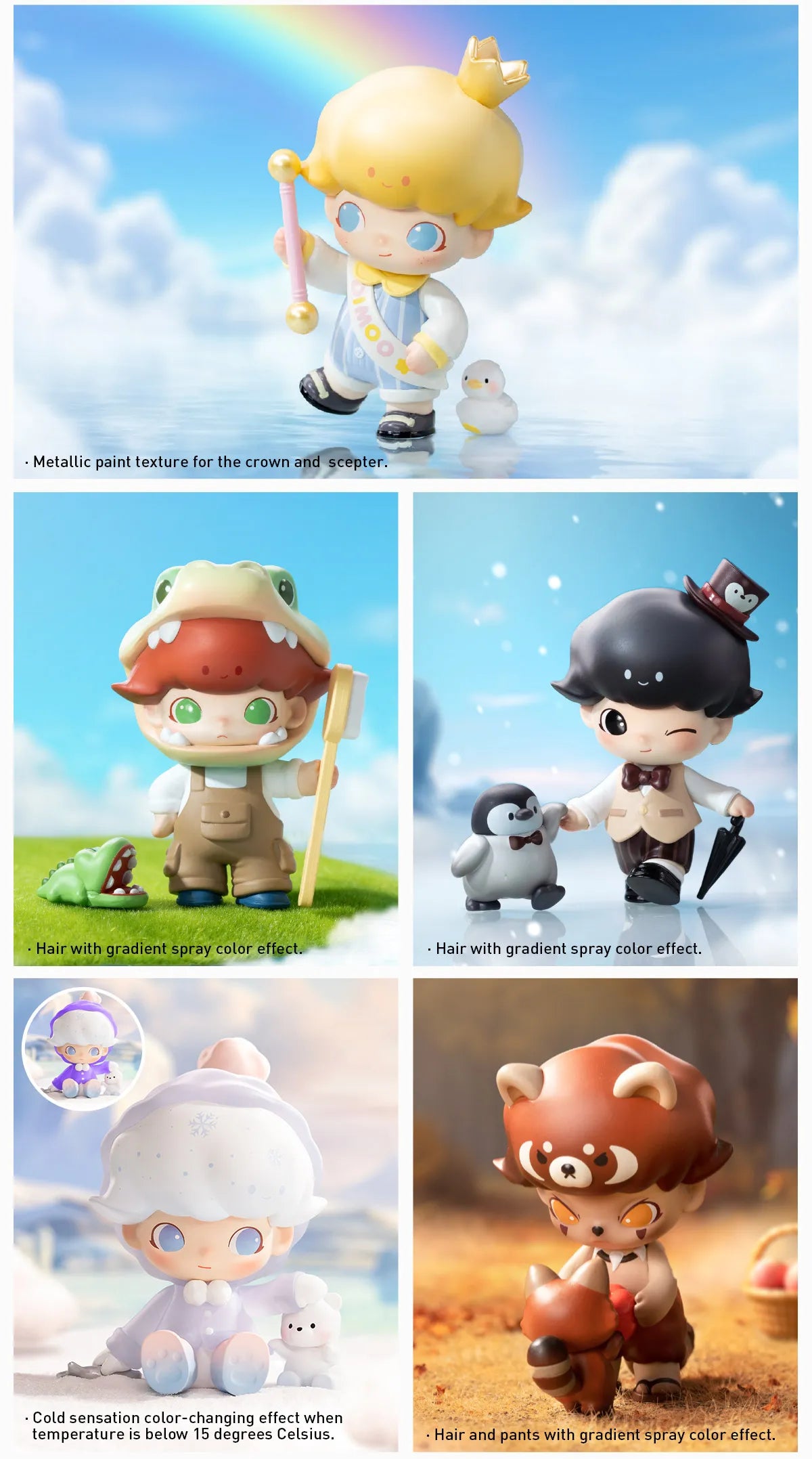 POPMART DIMOO Animal Kingdom Series Figures