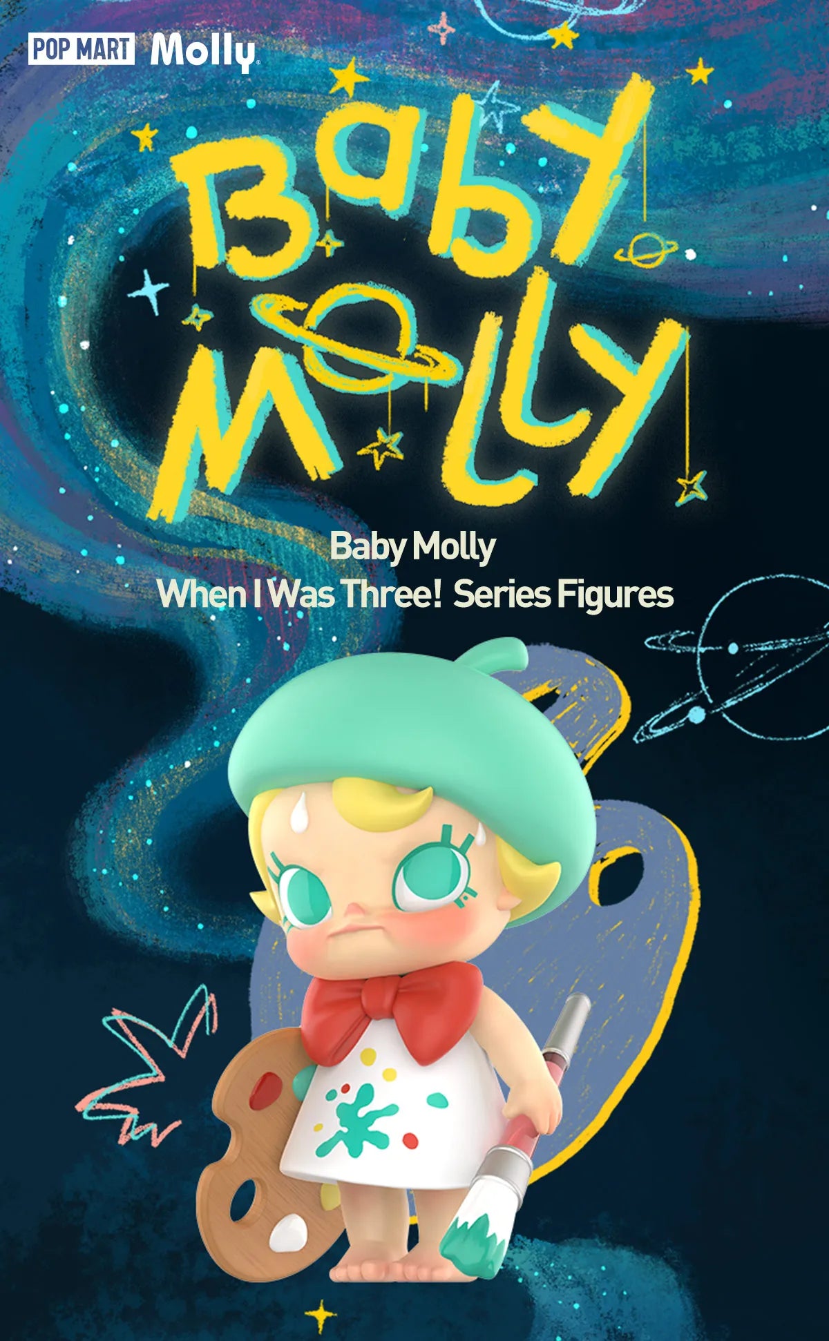 POPMART Baby Molly When I was Three Series Figures