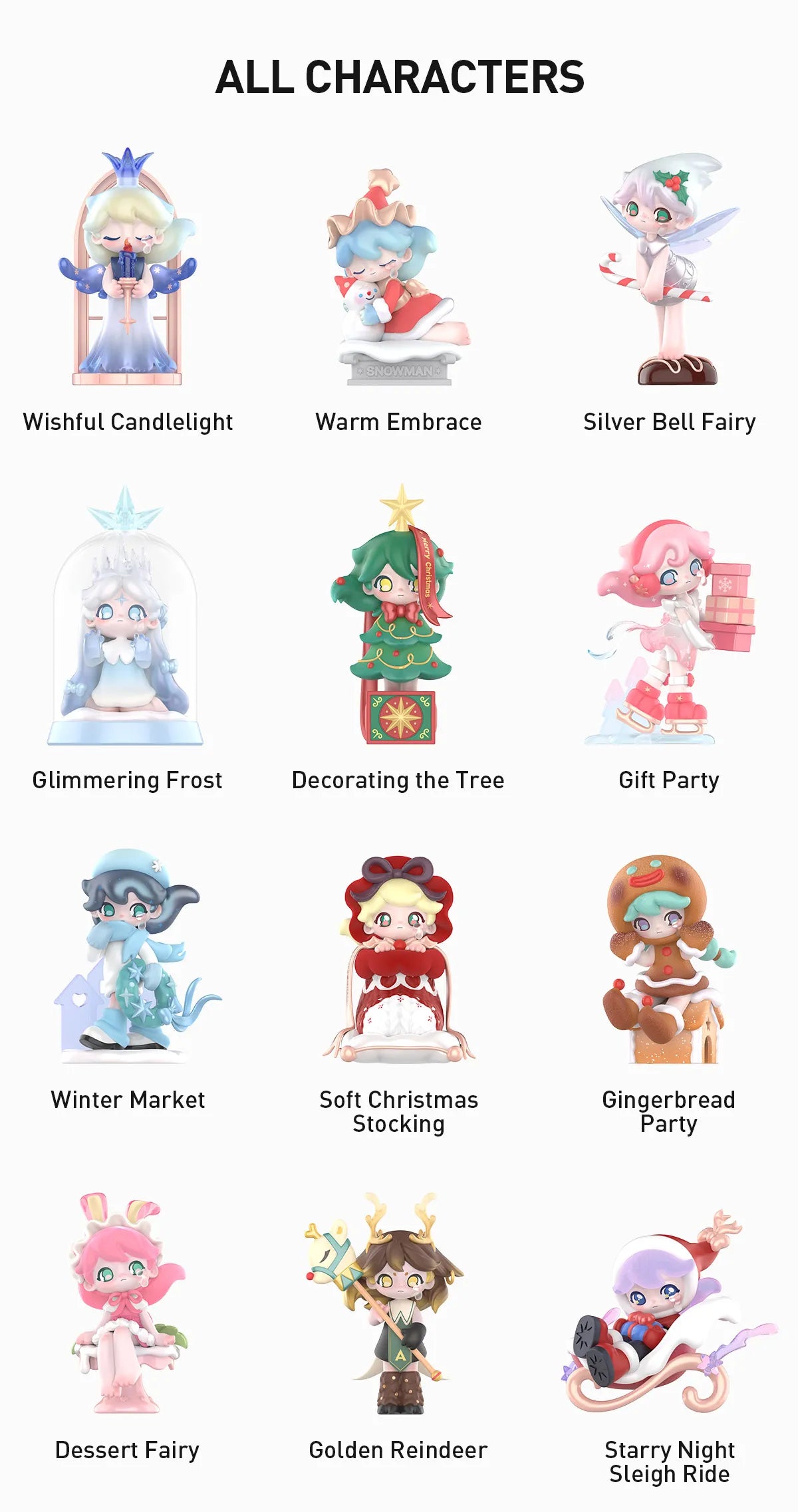 POPMART AZURA Warm Christmas Series Figures