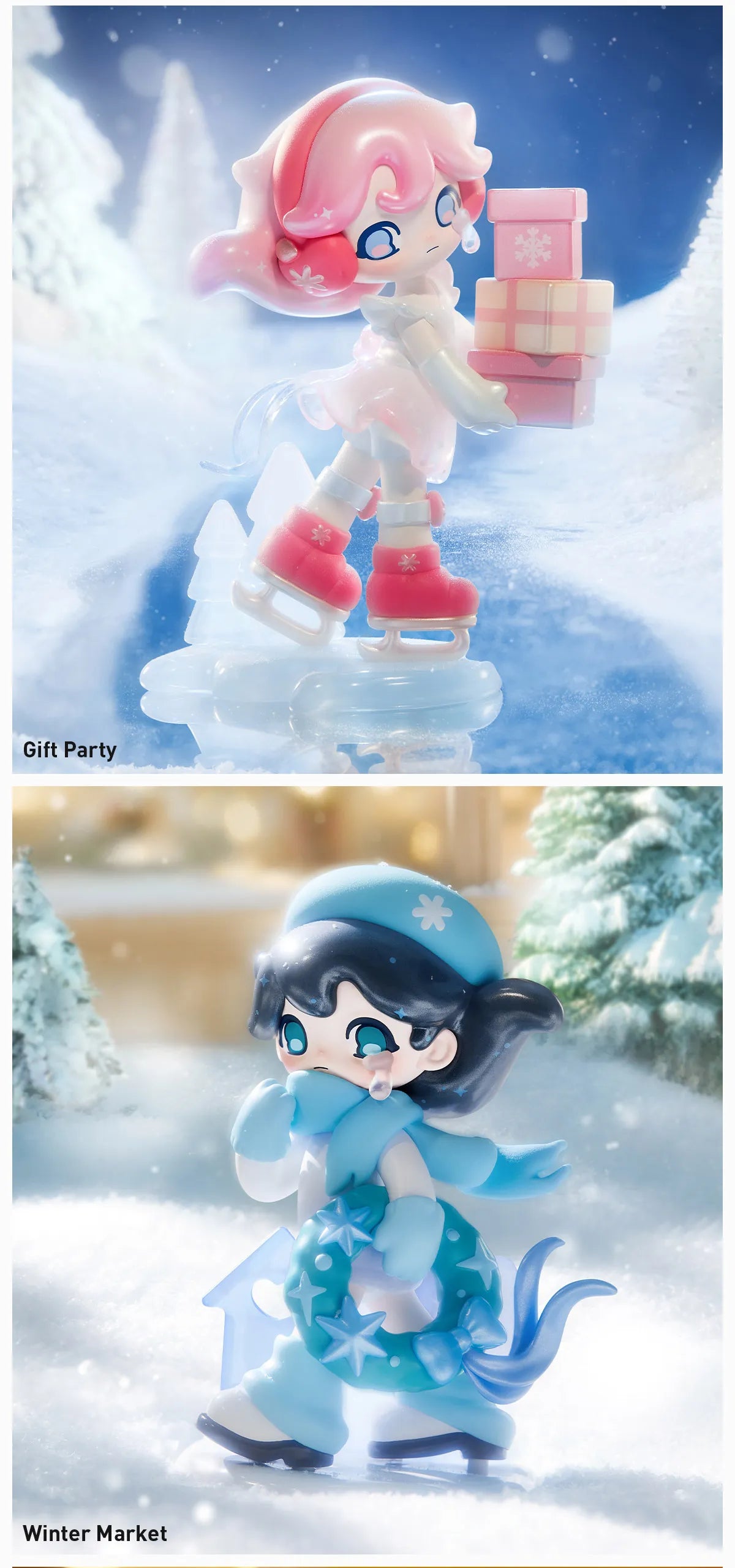 POPMART AZURA Warm Christmas Series Figures