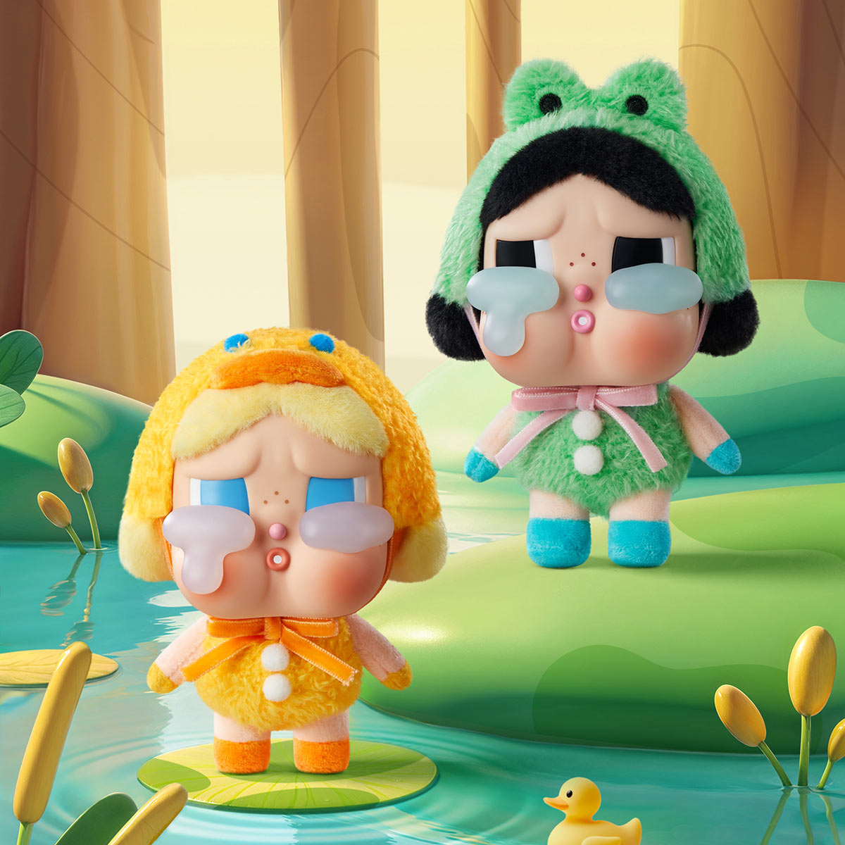 POP MART | CRYBABY Crying Again Series-Vinyl Face Plush Blind Box