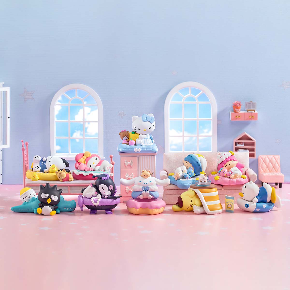 POPMART Sanrio characters Fall Asleep Series