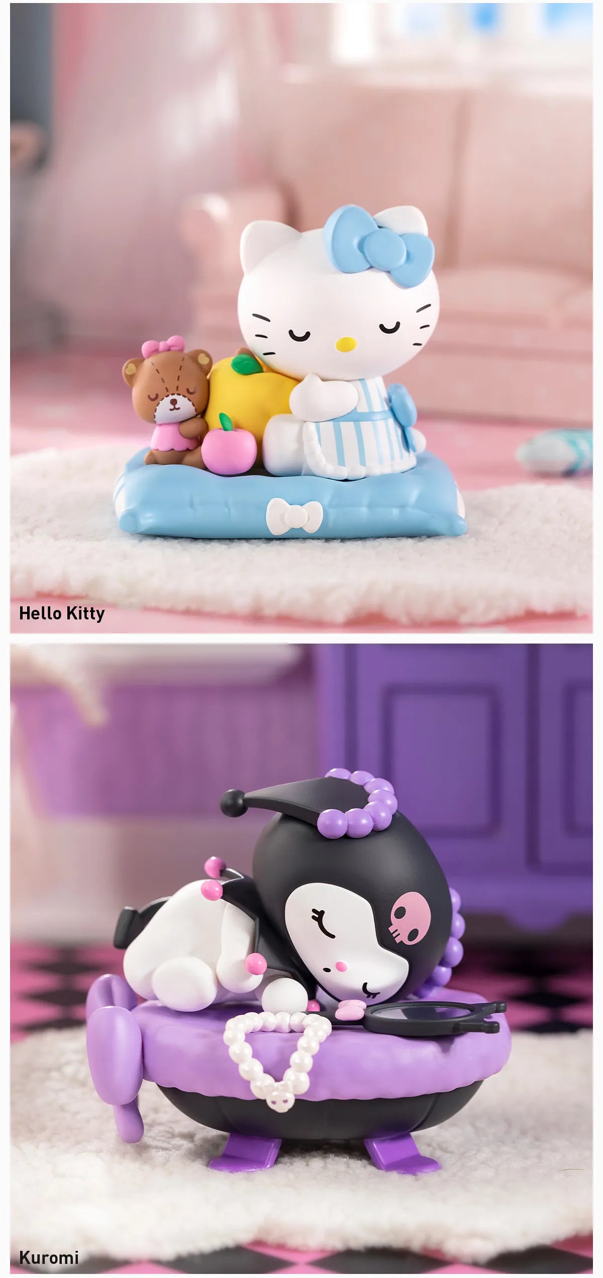 POPMART Sanrio characters Fall Asleep Series