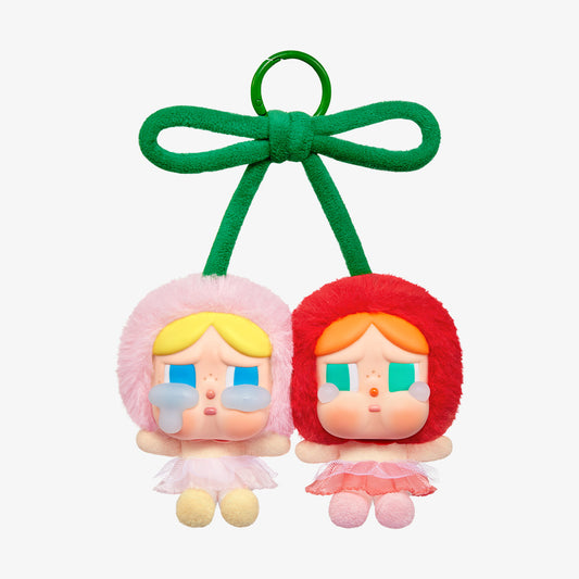 POPMART CRYBABY Crying For Love Series-Vinyl Plush Hanging Card (Love You Cherry Much)