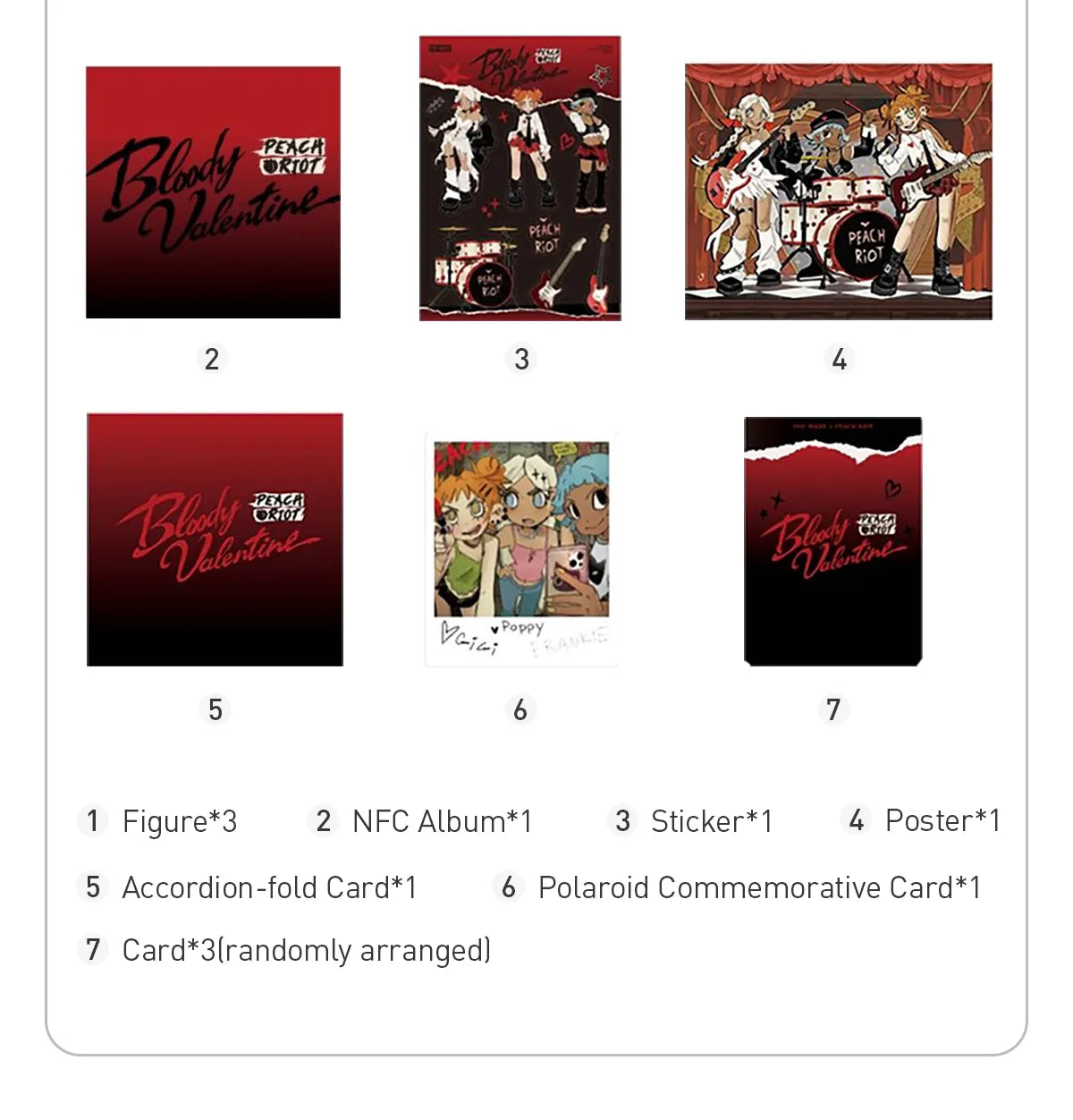 POPMART Peach Riot Bloody Valentine Figures