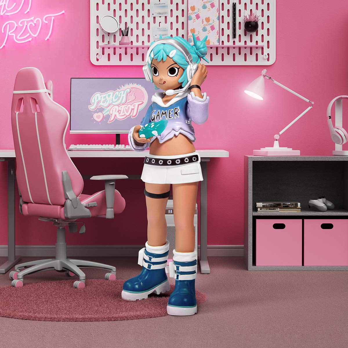 POPMART Peach Riot Rush Hour Series Figures