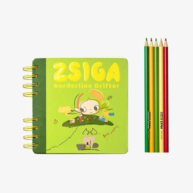 POPMART Zsiga Borderline Drifter Series-Pocket Notebook