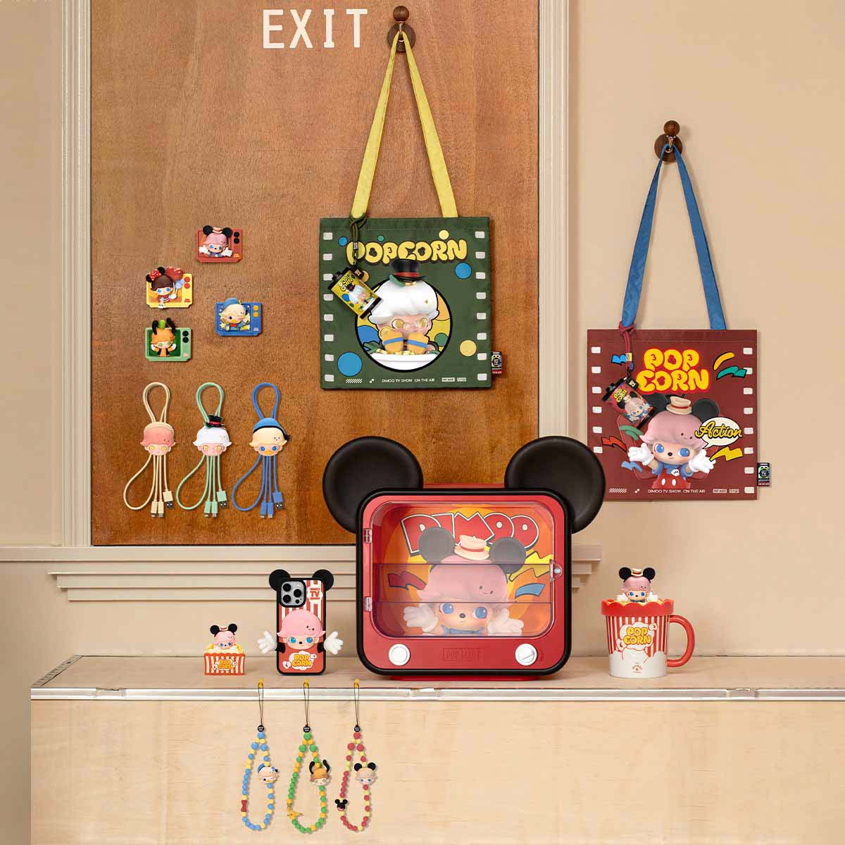 POPMART DIMOO WORLD × DISNEY Series-2 in 1Cable Blind Box