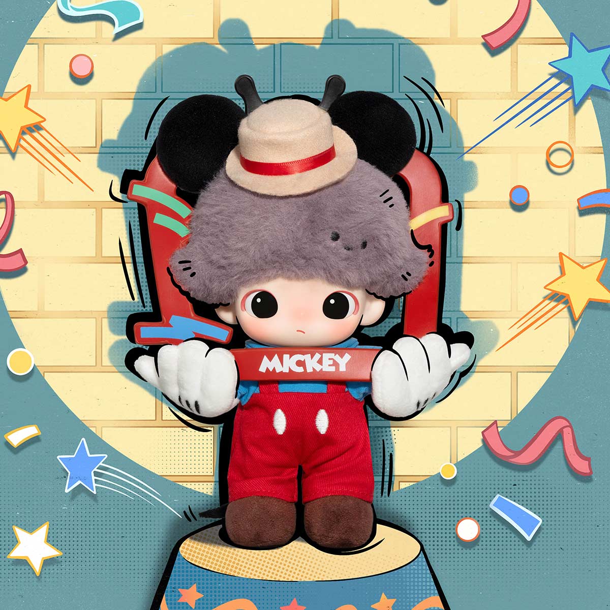 POPMART DIMOO WORLD × DISNEY Series-Vinyl Plush Keychain Blind Box