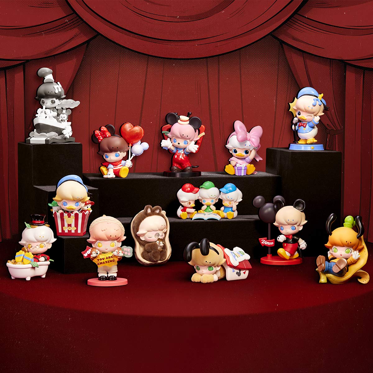 POPMART Dimoo world*Disney series figures