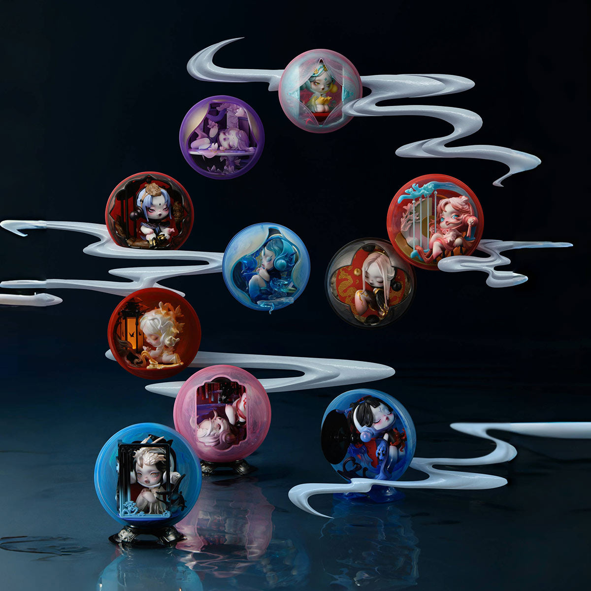 POPMART SKULLPANDA The Mirage Series Figures