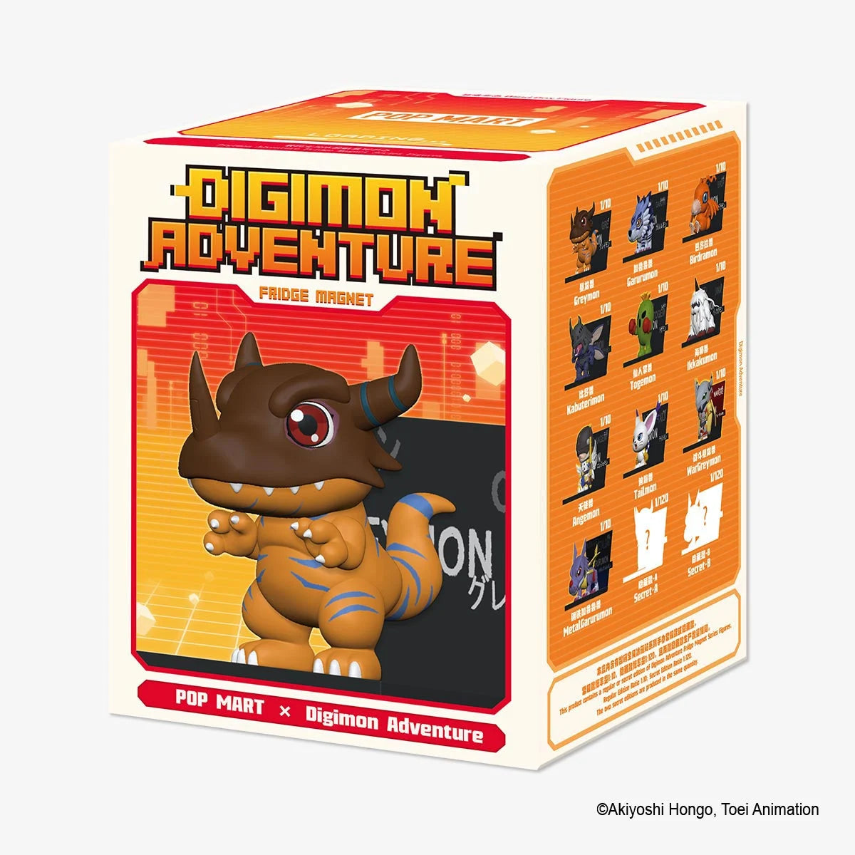 POP MART Digimon Adventure Fridge Magnet Series Figures