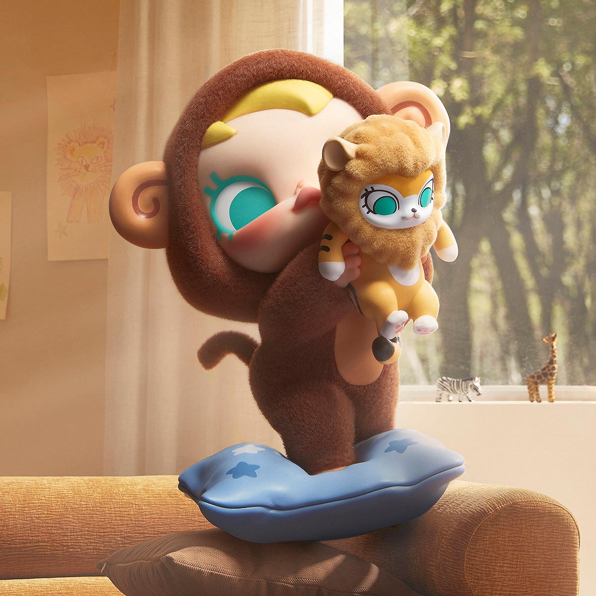 POPMART Baby Molly & Baby Tabby Series Figures