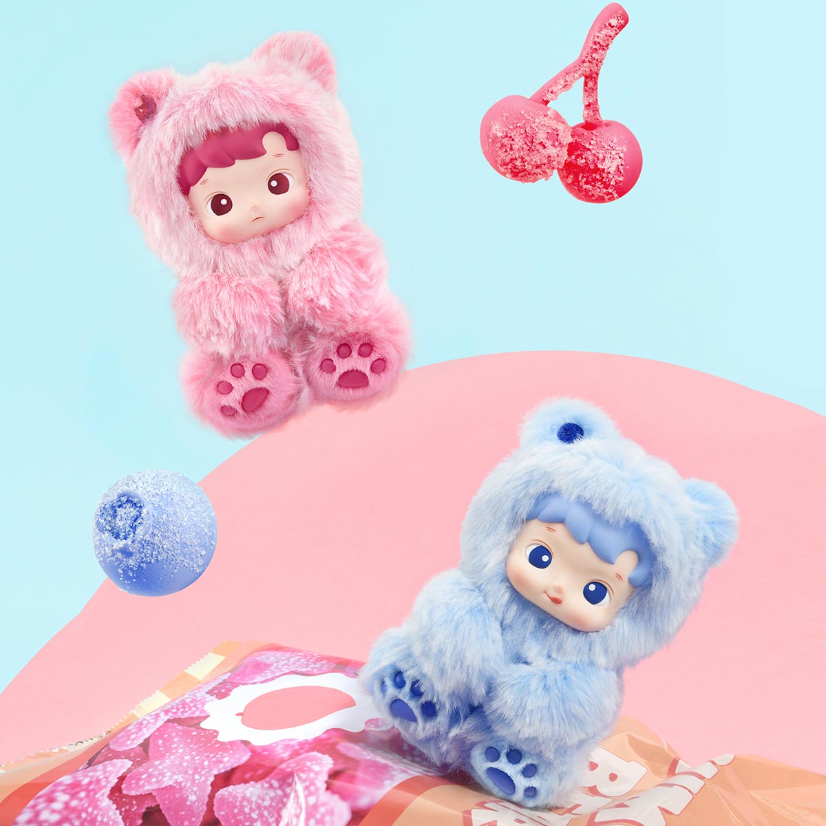 新品未開封　HACIPUPU Gummy Bear ペンダント　シークレット POPMART HACIPUPU Gummy Bear Series-Vinyl Plush Pendant Blind Box
