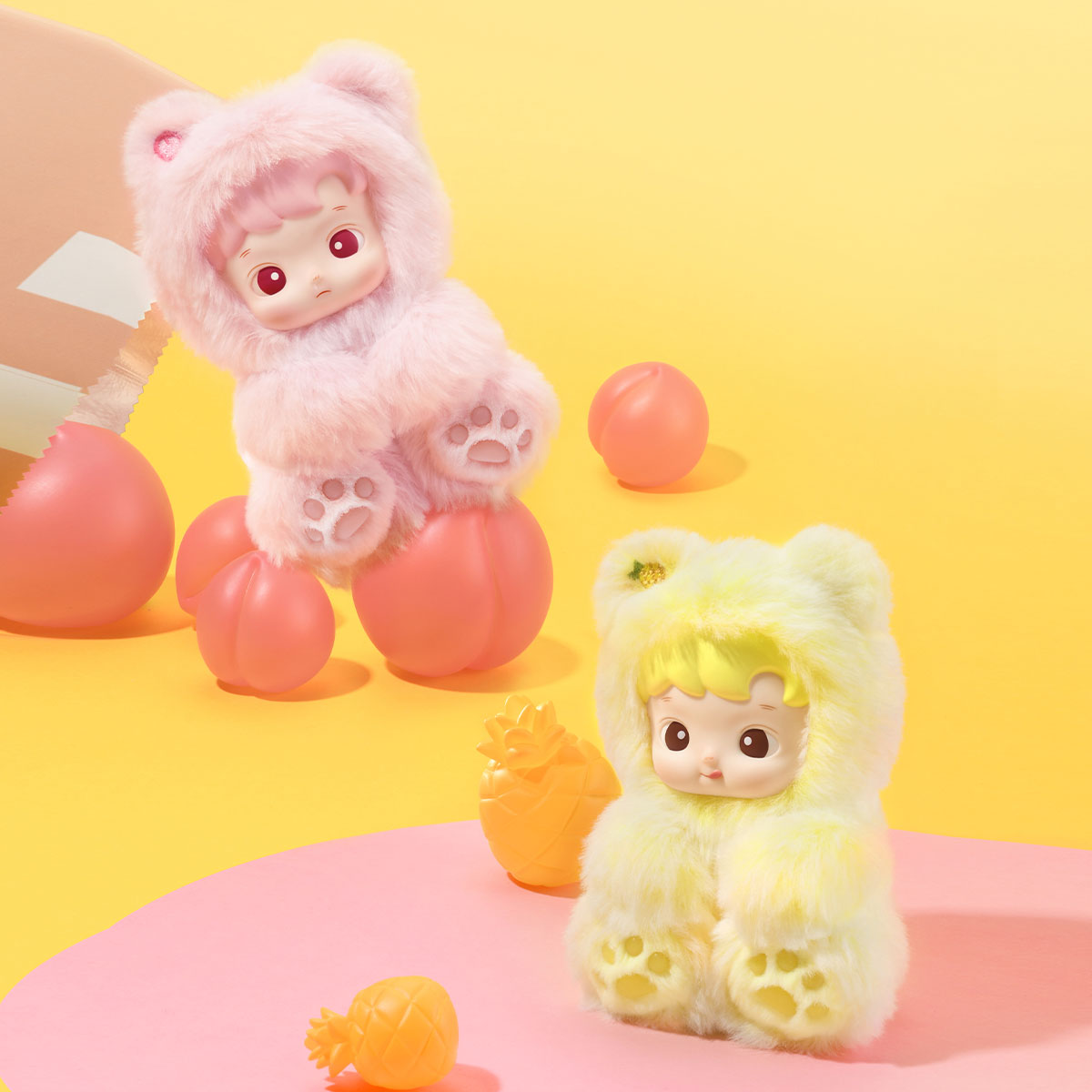 POPMART HACIPUPU Gummy Bear Series-Vinyl Plush Pendant Blind Box