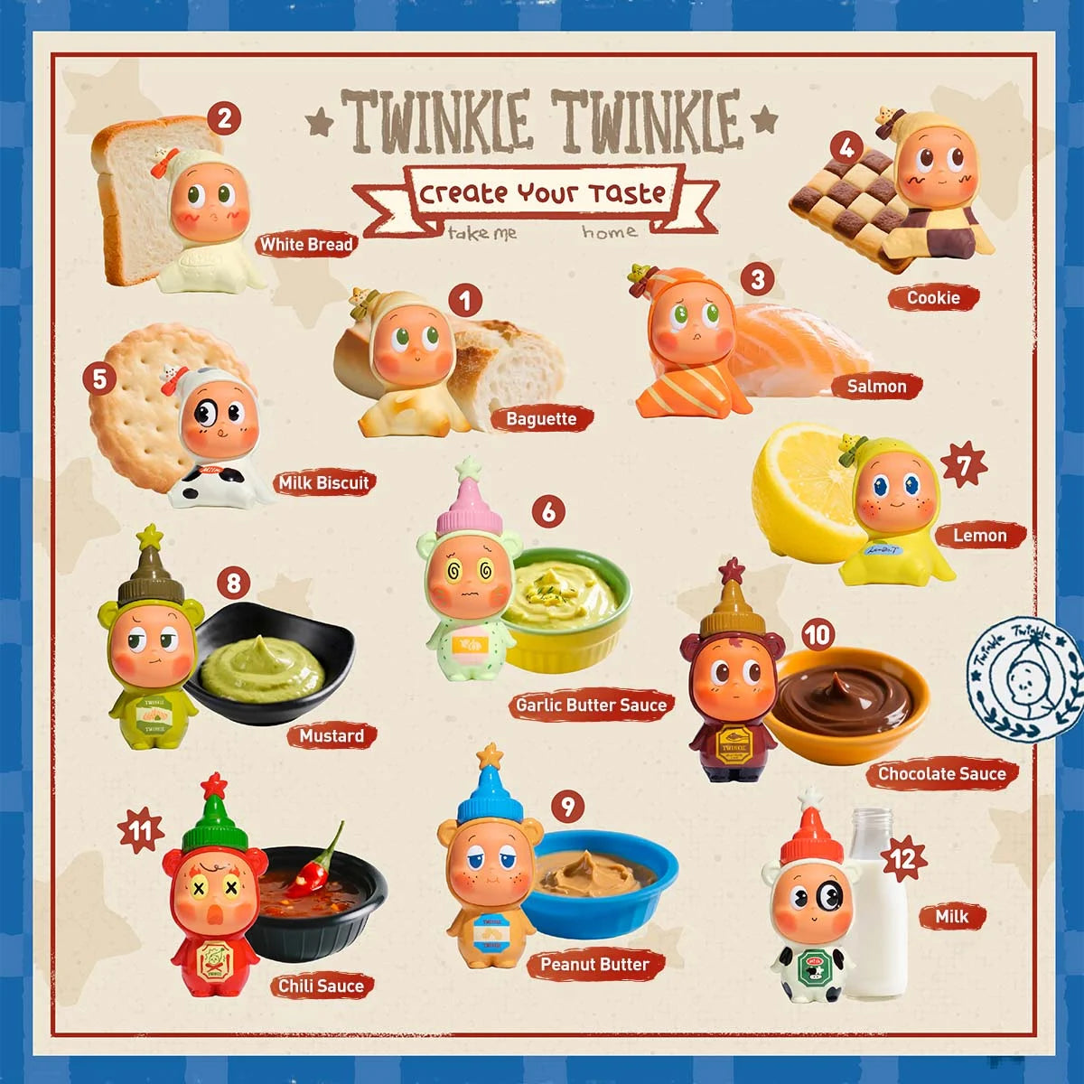 POPMART Twinkle Twinkle Create Your Taste Series Figures-A