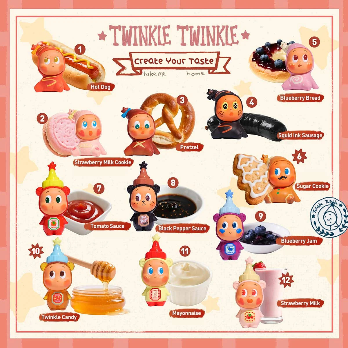 POPMART Twinkle Twinkle Create Your Taste Series Figures-B