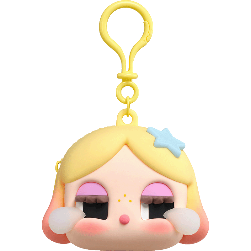 POPMART CRYBABY SHINY SHINY Series-EarphoneCase (Gold)