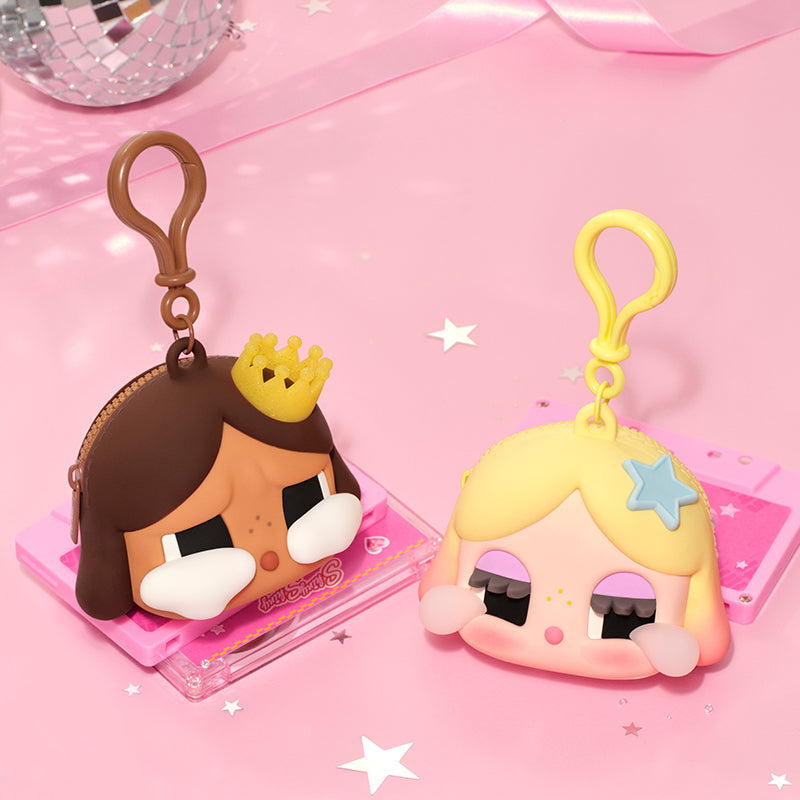 POPMART CRYBABY SHINY SHINY Series-EarphoneCase (Gold)