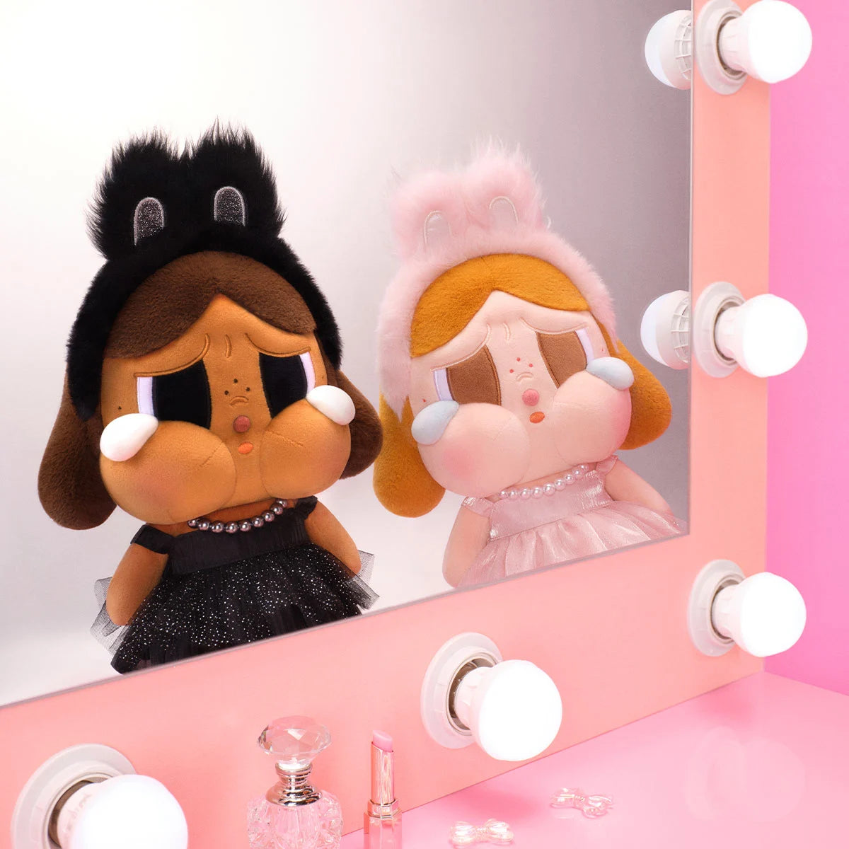 POPMART CRYBABY SHINY SHINY SERIES-Plush Doll (Pink)
