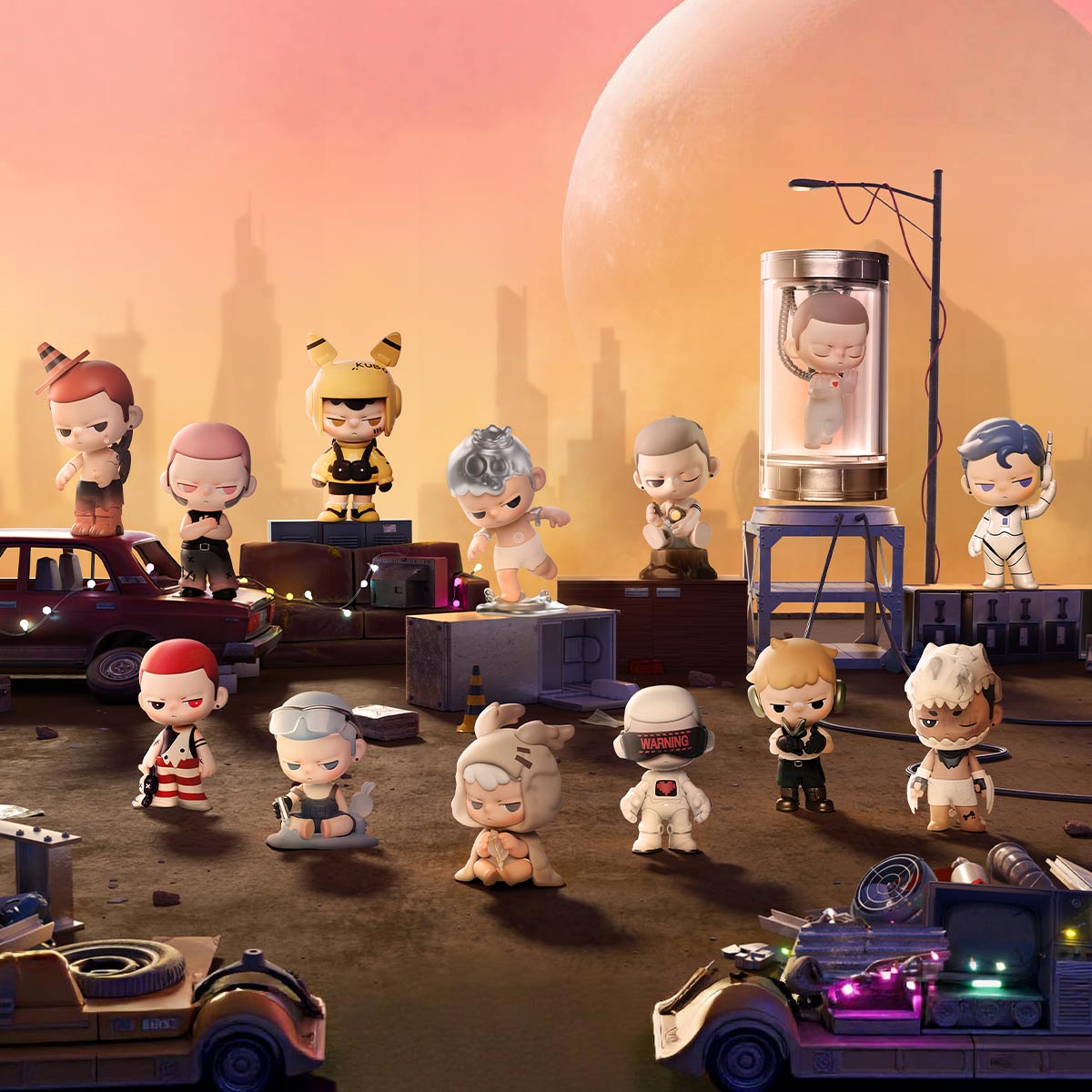 POPMART Kubo City of Sunset Series Figures