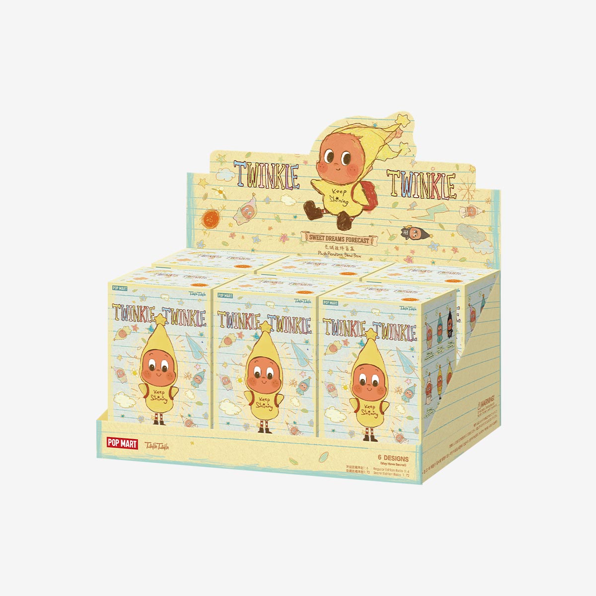 POPMART Twinkle Twinkle Sweet Dreams Forecast Series-Plush Pendant Blind Box