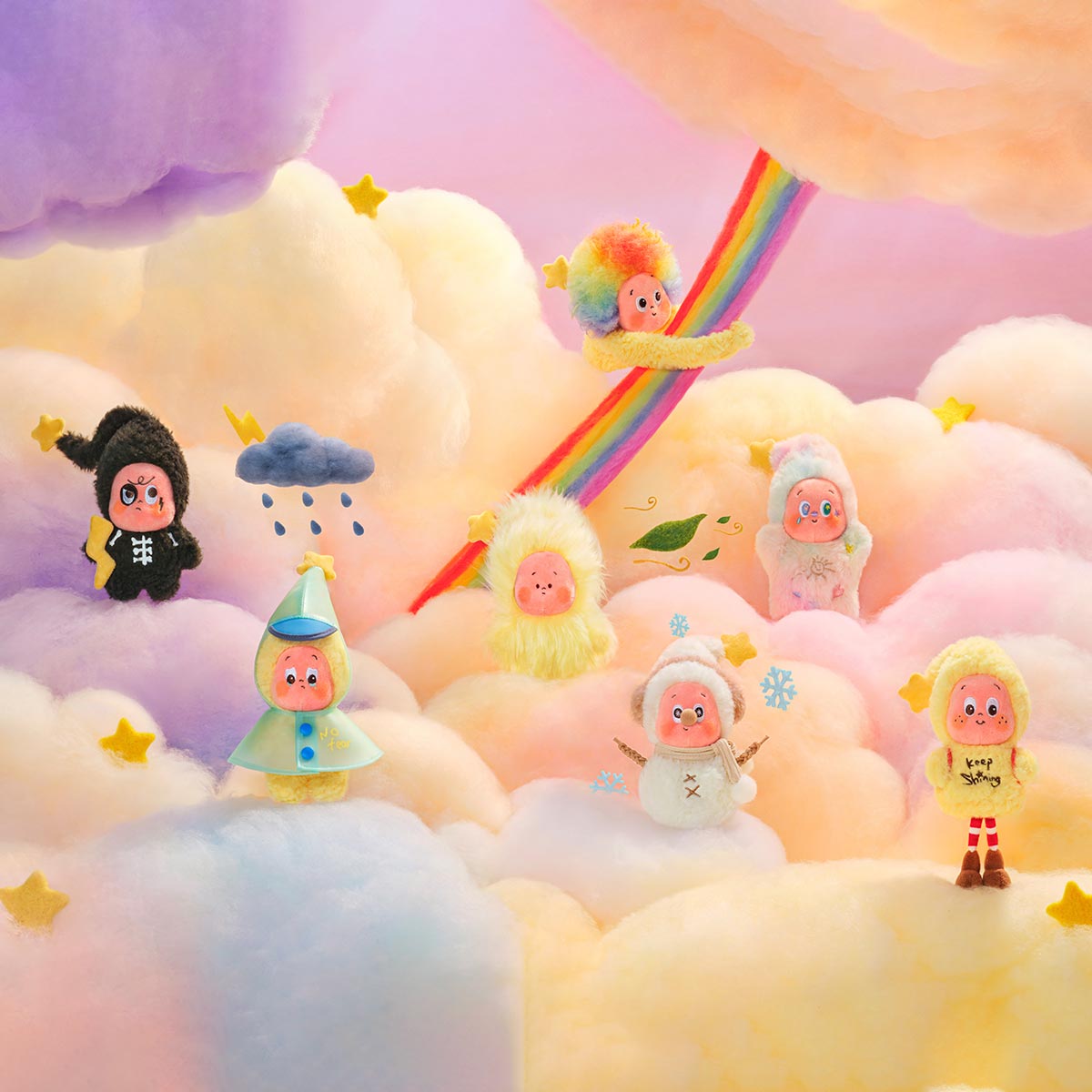 POPMART Twinkle Twinkle Sweet Dreams Forecast Series-Plush Pendant Blind Box