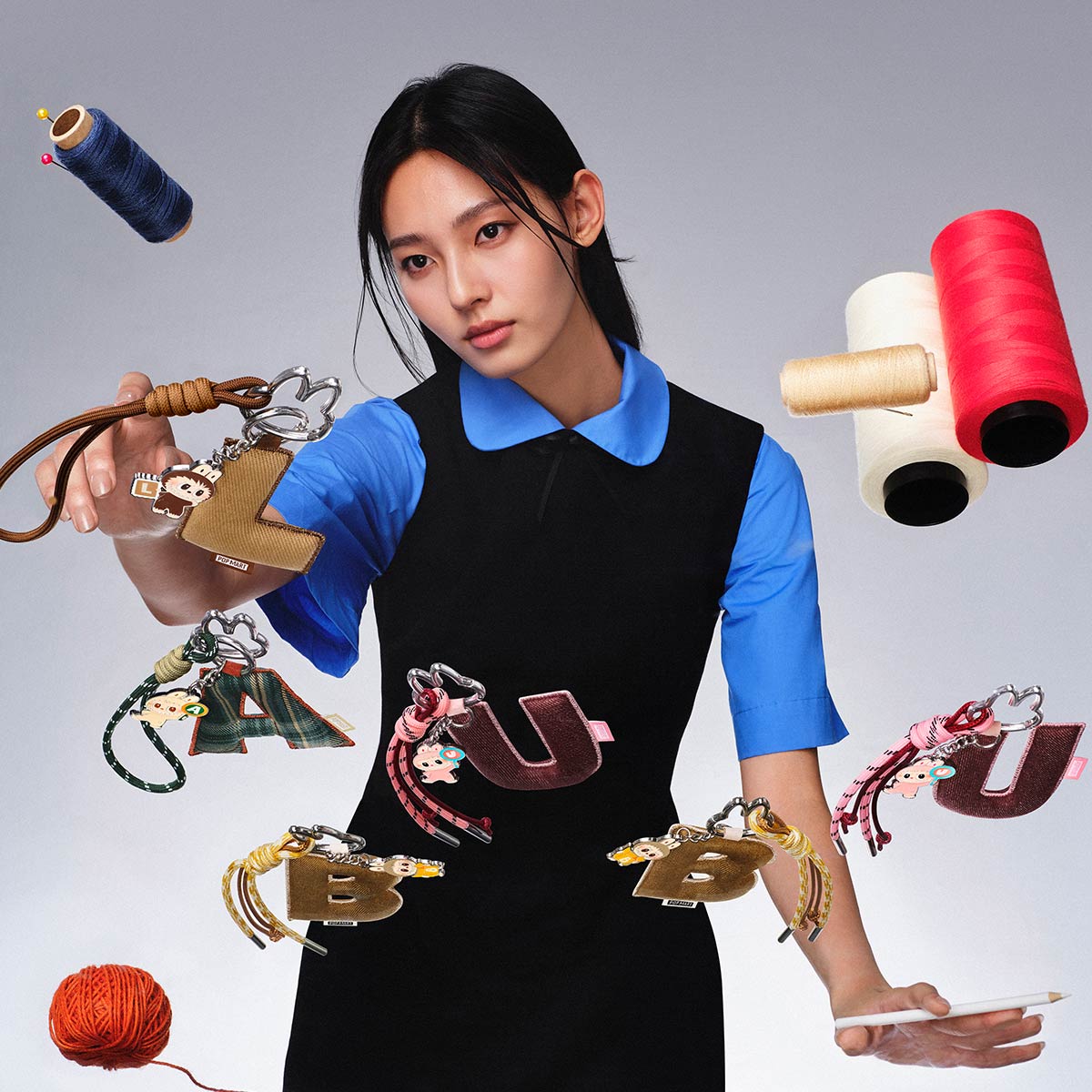 POPMART THE MONSTERS Pin for Love Series- Letter Pendant Blind Box (N-Z)