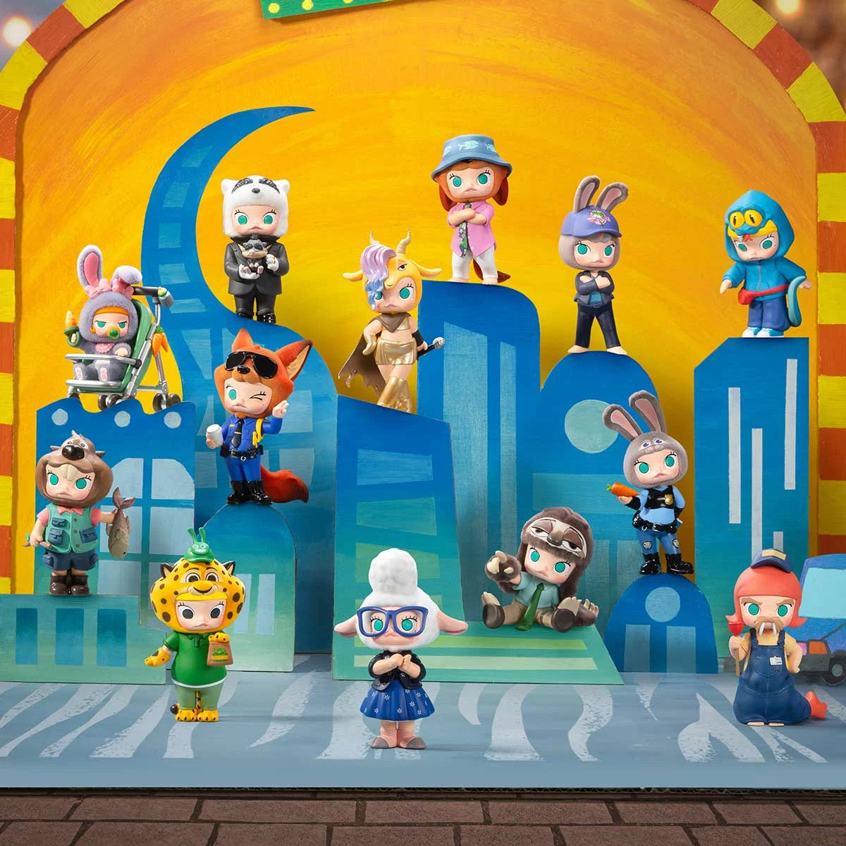 POPMART MOLLY × Zootopia Co-branded Series Figures