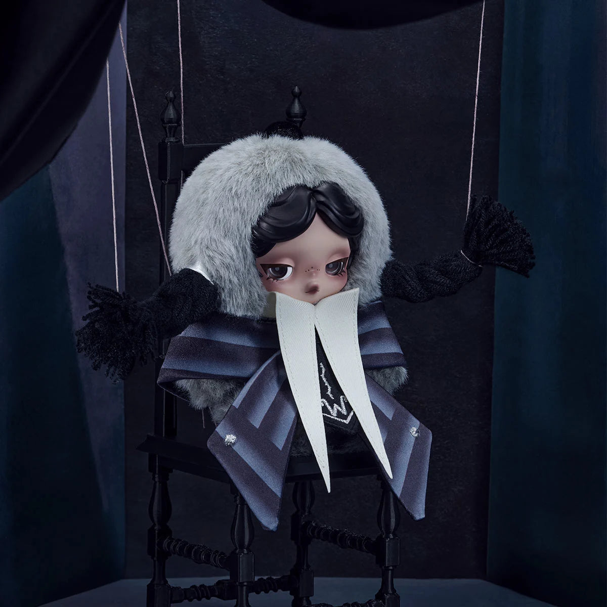 POPMART SKULLPANDA × Wednesday Plush