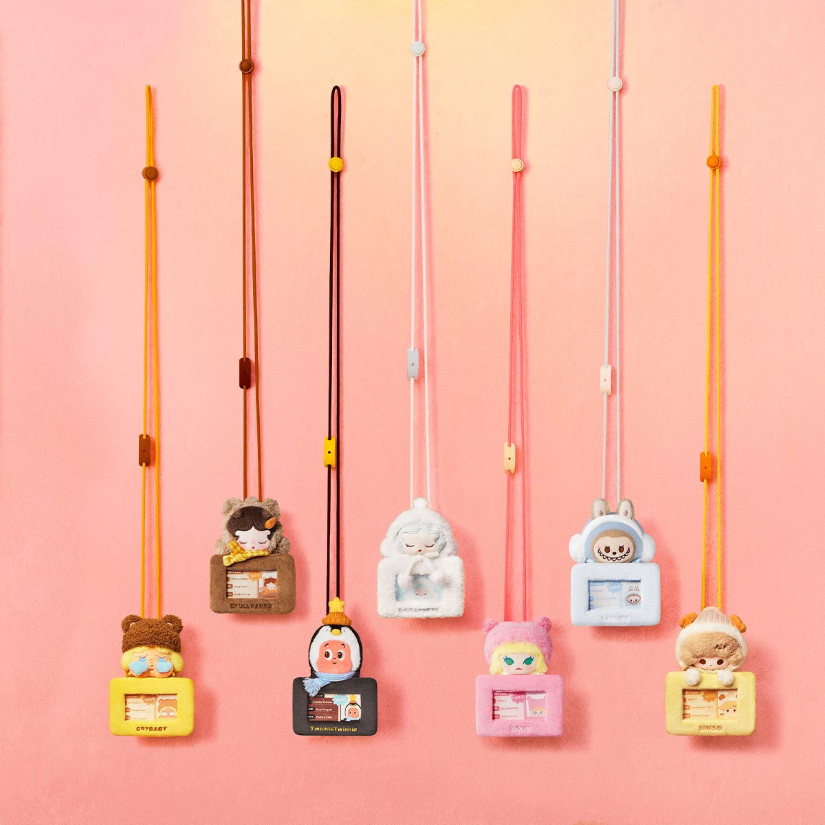 POPMART POP BEAN Fluffy & Cozy Series-Card Holder Pendant Blind Box