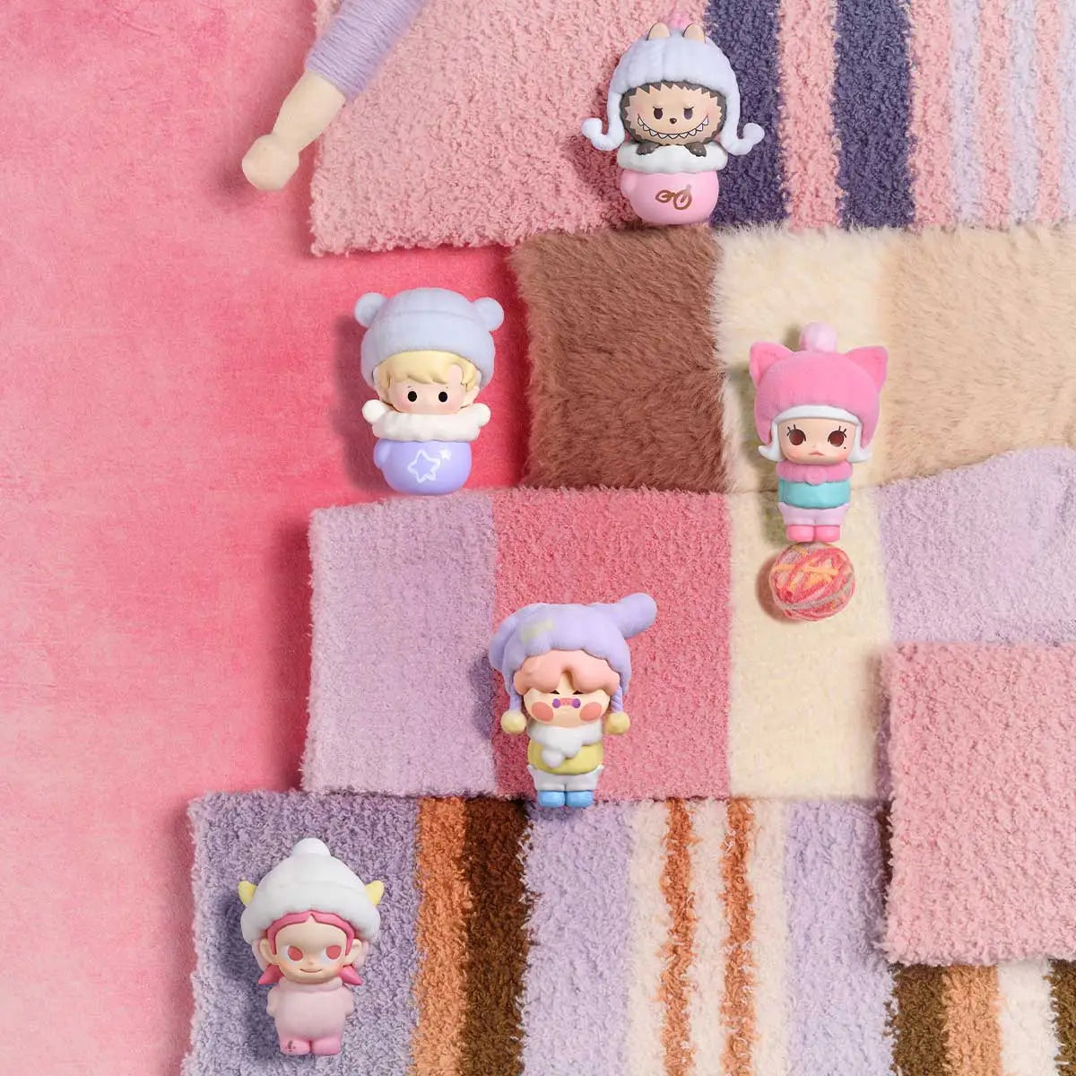 POPMART POP BEAN Fluffy & Cozy Series Blind Bag1 PC Per Pack