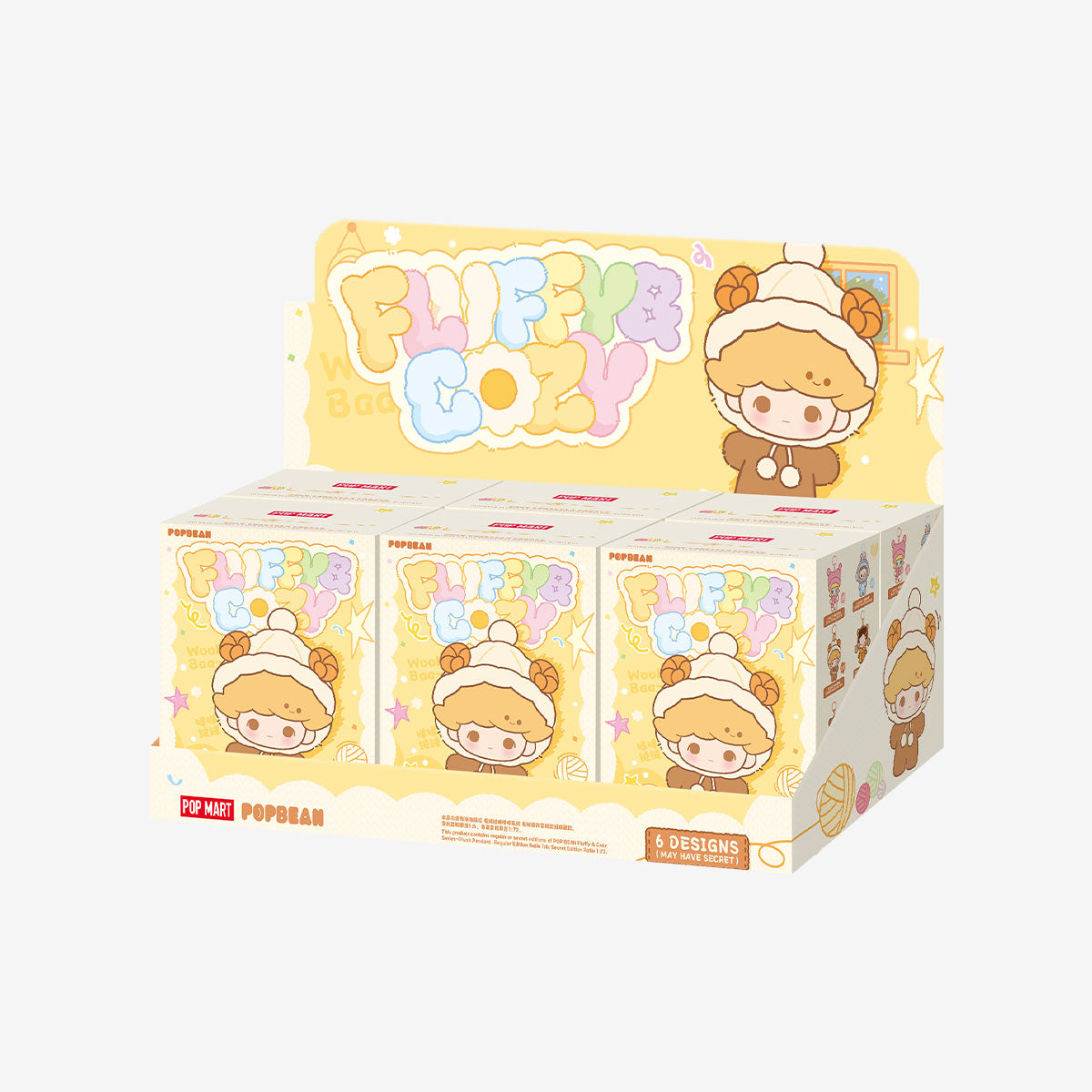 POPMART POP BEAN Fluffy & Cozy Series-PlushPendant Blind Box