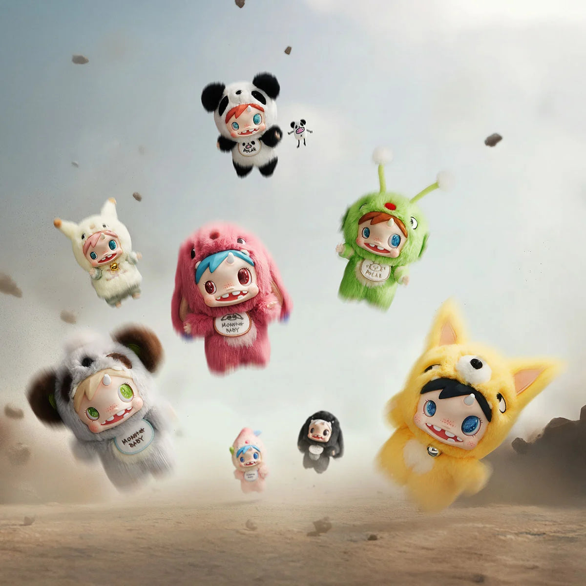 POPMART POLAR-Monster Baby Collection Series Plush Pendant Ver.1