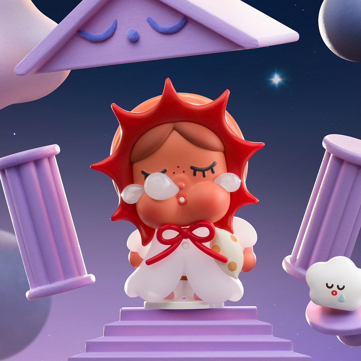 POPMART CRYBABY CRYING TO THE MOON SERIES FIGURES