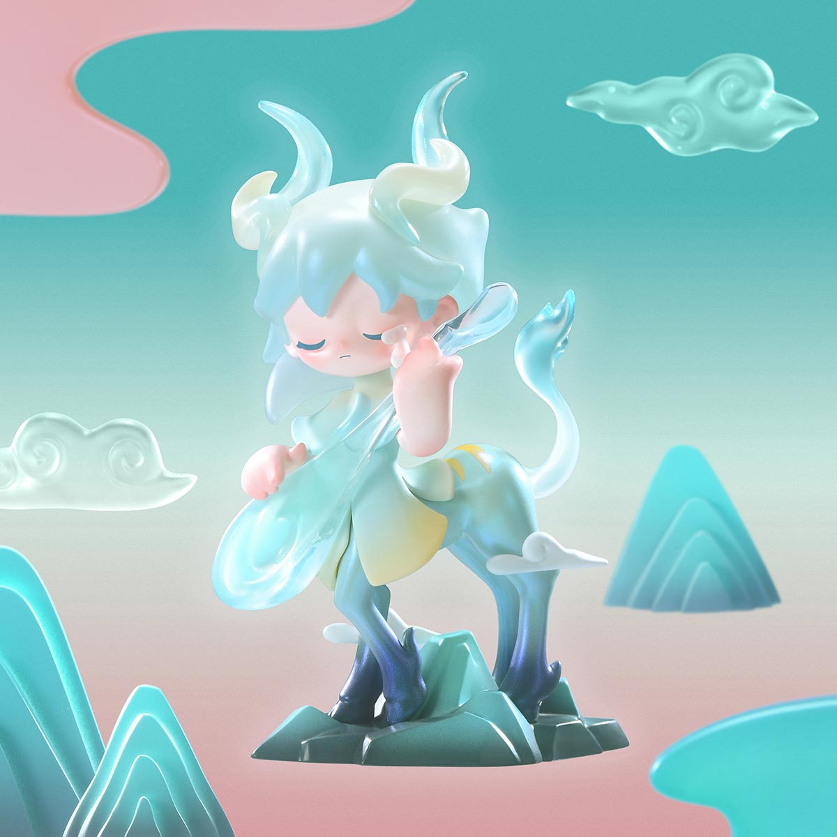 POPMART AZURA Ethereal Realm: Mythical Beasts Series Figures