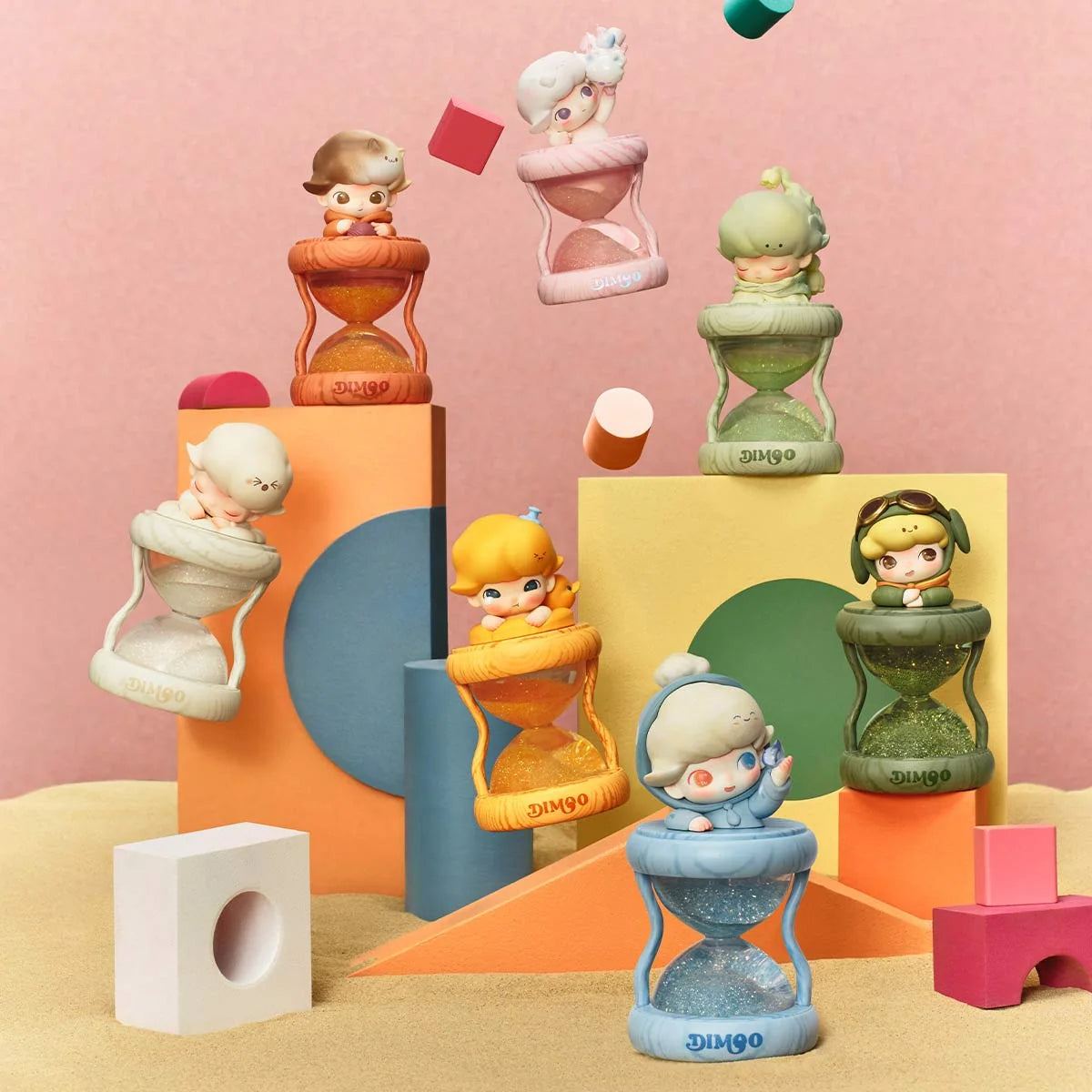POP MART DIMOO Memories We Hold Series-Glowing Hourglass Crystal Ball Blind Box