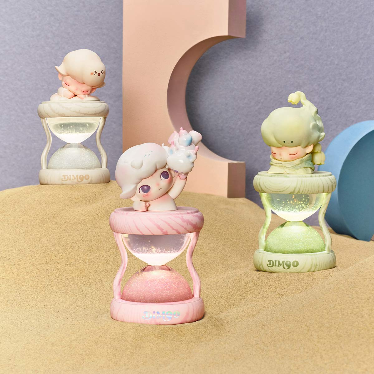 POP MART DIMOO Memories We Hold Series-Glowing Hourglass Crystal Ball Blind Box